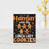 Hangin Met Mijn Lunch Dames Koekjes Gingerbread Ch Kaart (Gele Bloem)