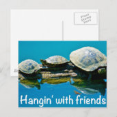 Hangin met vrienden briefkaart (Voorkant / Achterkant)