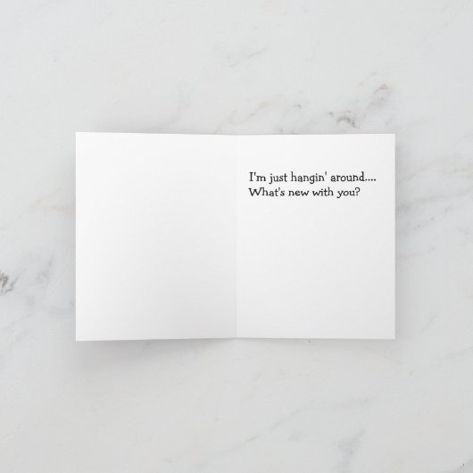 Hangin rond…. kaart (Binnen)