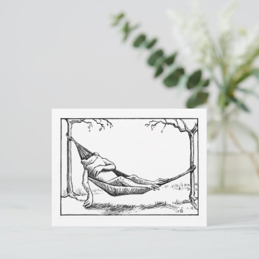 Hangin uit briefkaart (Staand voorkant)