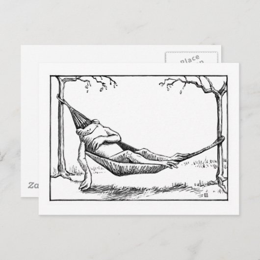 Hangin uit briefkaart (Voorkant / Achterkant)