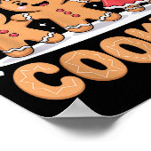 Hangin With My Cookies Christmas Gingerbread Xmas  Poster (Hoek)