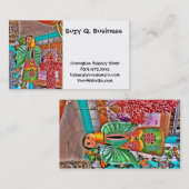 Hanging Angel Metal Art Chili Peppers Visitekaartje (Voorkant / Achterkant)