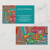 Hanging Angel Metal Art Chili Peppers Visitekaartje (Voorkant / Achterkant)