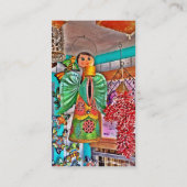 Hanging Angel Metal Art Chili Peppers Visitekaartje (Achterkant)