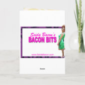 Hanging Balls grappige gay kerstkaart Feestdagen Kaart (Achterkant)