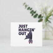 Hanging bat briefkaart (Staand voorkant)