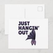 Hanging bat briefkaart (Voorkant / Achterkant)