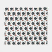 Hanging Bat Fleece Deken (Voorkant (Horizontaal))