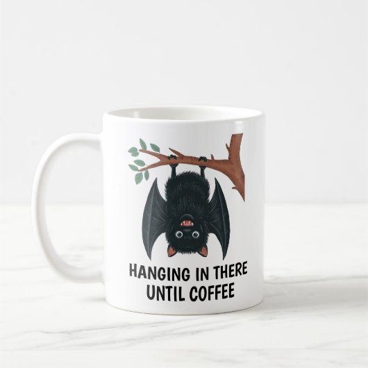 Hanging Bat Koffiemok (Links)