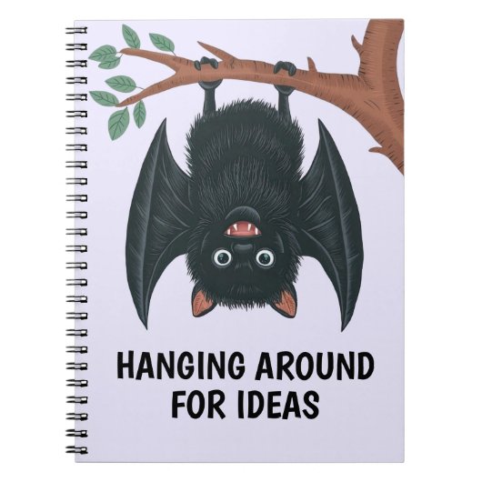 Hanging Bat Notitieboek (Voorkant)