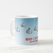 Hanging Baubles Merry Christmas Mug Koffiemok (Voorkant links)