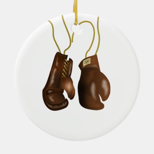 Hanging Boxing Glove Ornament (Achterkant)