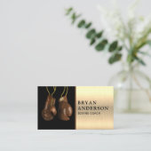 Hanging Boxing-handschoenen Visitekaartje (Staand voorkant)