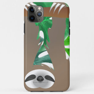 Hanging Brown Sloth Een dutje doen in het Oerwoud Case-Mate iPhone Case