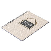 Hanging Chalkboard Beige ID397 Notitieboek (Linkerzijde)