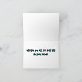 Hanging Christmas Ornaments Wenskaart Bedankkaart (Binnen)