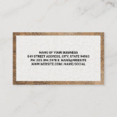 Hanging Clothing | Wardrobe | Leder Visitekaartje (Achterkant)