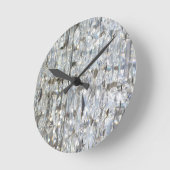 Hanging Crystal Curtain Ronde Klok (Hoek)