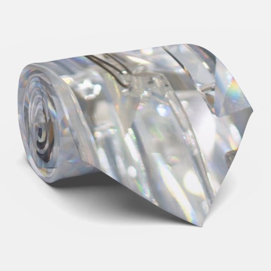 Hanging Crystal Curtain Stropdas (Opgerold)