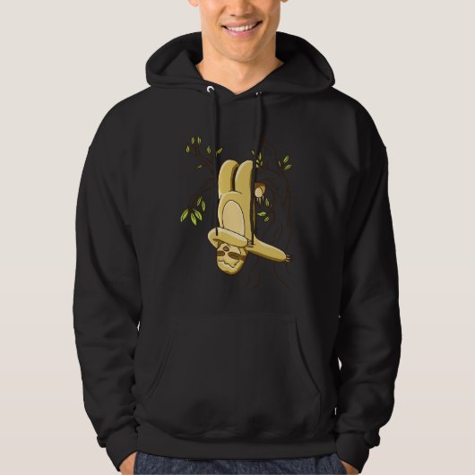 Hanging Dabbing Sloth Hoodie (Voorkant)
