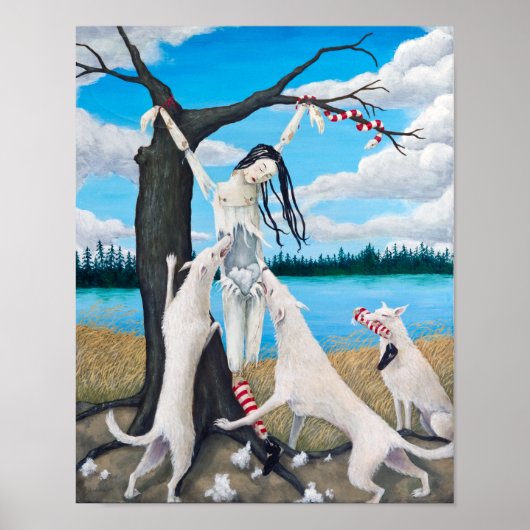 "Hanging" door het Poster Christiane Cegavske (Voorkant)