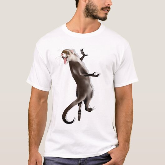 Hanging Ferret T-Shirt (Voorkant)