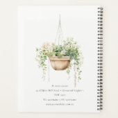 Hanging Floral House Planten Waterverf Botanisch Planner (Achterkant)