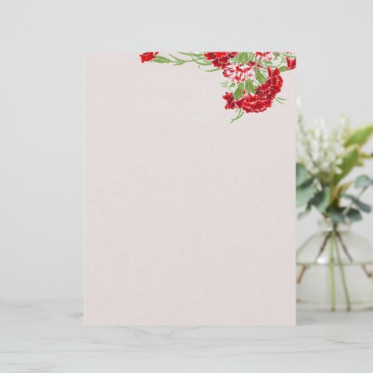 Hanging Flower ~ Letterhead (Staand voorkant)