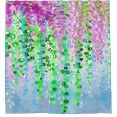 Hanging Flowers Douchegordijn (Voorkant)