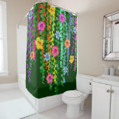 Hanging Flowers Shower Curtain Douchegordijn (In situ)