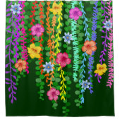 Hanging Flowers Shower Curtain Douchegordijn (Voorkant)