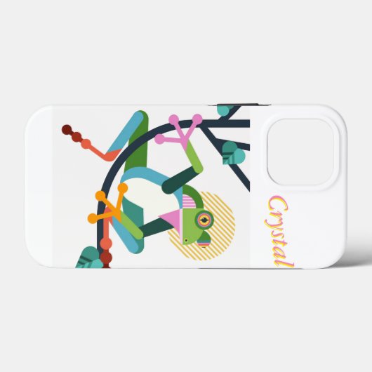 Hanging Frog Apple iPhone 13 mini Hoesje (Achterkant (horizontaal))