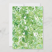 Hanging Greenery Wedding Invitation Kaart (Achterkant)