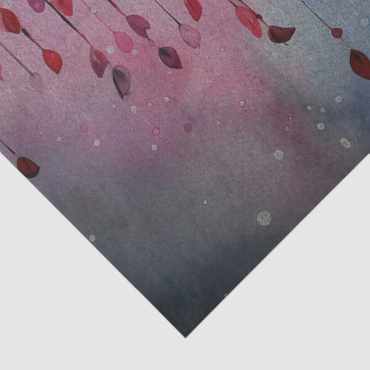 Hanging Heart Flowers Decoupage Tissue Paper Tissuepapier (Detail)