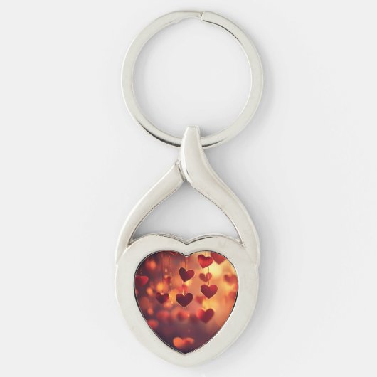 Hanging Hearts Sleutelhanger (Voorkant)