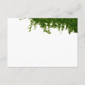 Hanging Ivy Greenery Wedding Accommodatie Informatiekaartje (Achterkant)