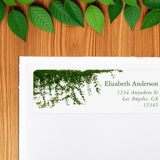 Hanging Ivy Greenery Wedding Etiket