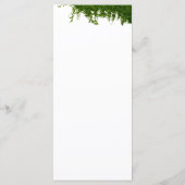 Hanging Ivy Greenery Wedding Menu (Achterkant)