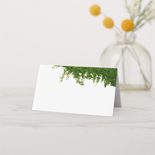 Hanging Ivy Greenery Wedding Plaatskaartje (Achterkant)