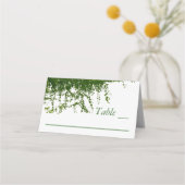 Hanging Ivy Greenery Wedding Plaatskaartje (Voorkant)