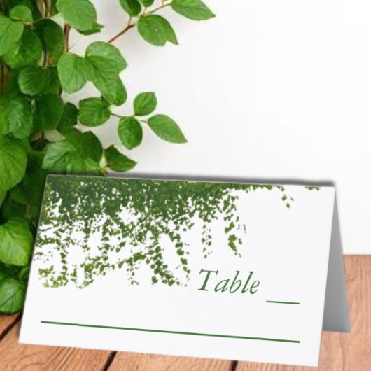 Hanging Ivy Greenery Wedding Plaatskaartje