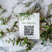 Hanging Ivy Greenery Wedding Registry Informatiekaartje