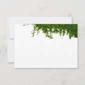 Hanging Ivy Greenery Wedding RSVP Kaartje (Achterkant)