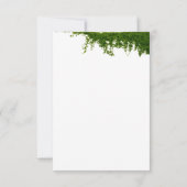 Hanging Ivy Greenery Wedding RSVP Kaartje (Achterkant)
