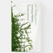 Hanging Ivy Greenery Wedding Spandoek (Verticaal)