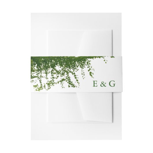 Hanging Ivy Greenery Wedding Uitnodigingen Wikkel (Voorkant Voorbeeld)