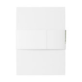 Hanging Ivy Greenery Wedding Uitnodigingen Wikkel (Achterkant Voorbeeld)