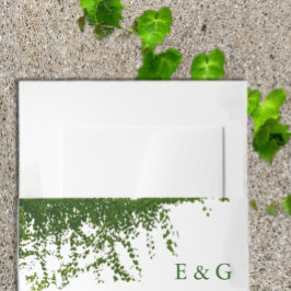 Hanging Ivy Greenery Wedding Uitnodigingen Wikkel