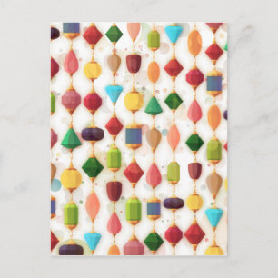 Hanging Jewels Beaded Curtain Briefkaart
